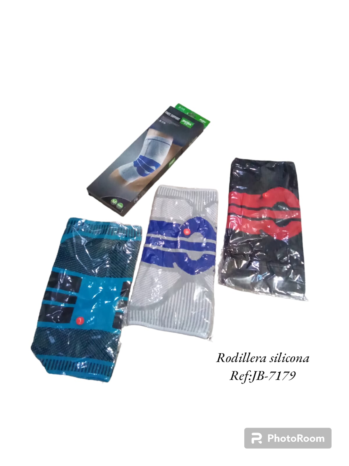 Rodillera deportiva soporte en gel - GRIS , NEGRA: GRIS TALLA M